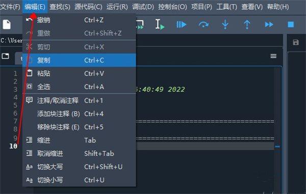 ༭
