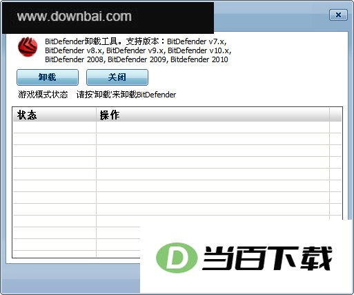 BitDefender Uninstall(�������ж�ع���) ���������ͼ
