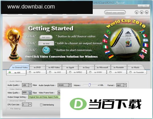 WinX HD Video Converter Deluxe(高清视频转换器) 软件界面截图