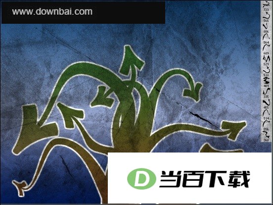 ps箭头笔刷 软件界面截图