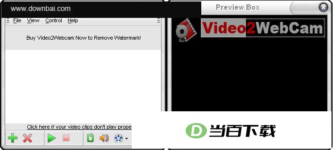 Video2Webcam(虚拟摄像头) 软件界面截图