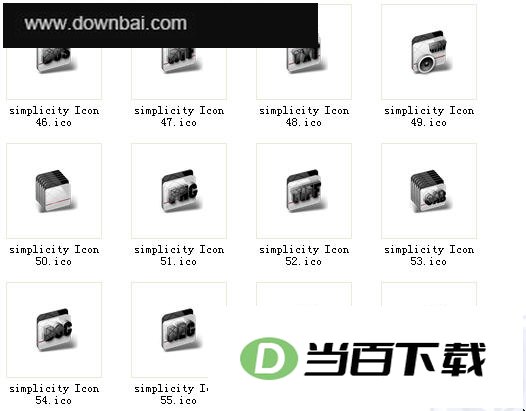 ICO图标素材 软件界面截图