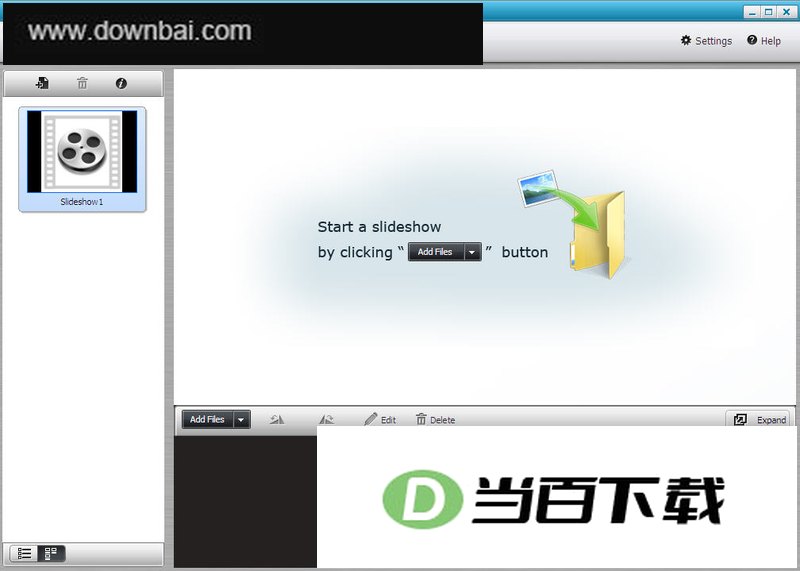 DVD Slideshow Builder Free 软件界面截图