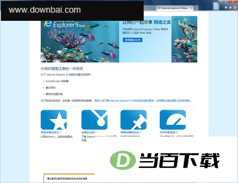 IE9 Vista版 软件界面截图