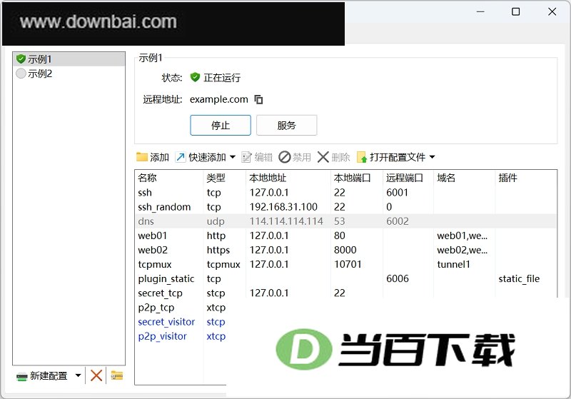 Frpmgr(FRP GUI客户端) 软件界面截图