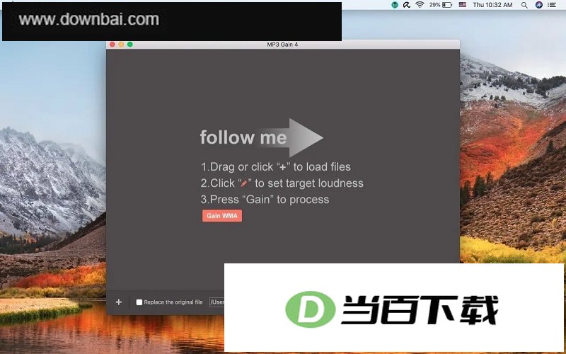 MP3Gain��Ƶ�������ڹ��� ���������ͼ