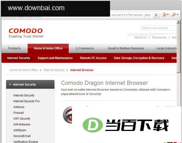 科摩多龙浏览器(Comodo Dragon) 软件界面截图