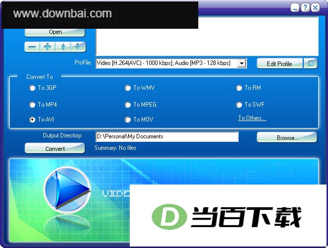 MicrovideoSoft Video Converter Pro 软件界面截图