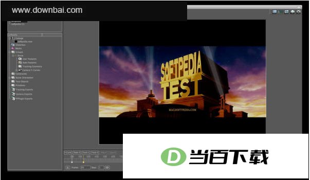 3D镜头跟踪 软件界面截图