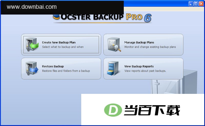 Ocster Backup Pro(备份工具) 软件界面截图