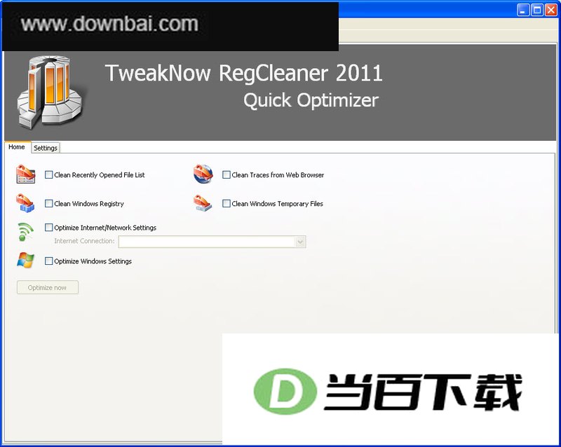 ע��������Ż�����(TweakNow RegCleaner 2011) ���������ͼ