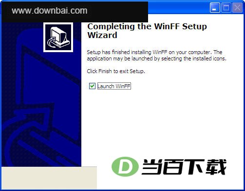 免费视频转换WinFF 软件界面截图