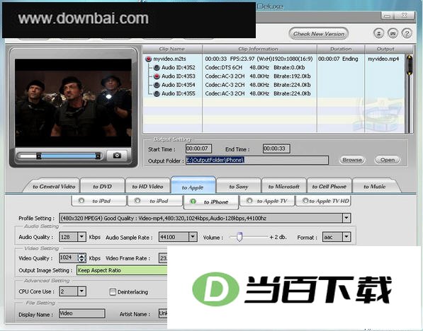 ������Ƶת������(WinX HD Video Converter Deluxe) ���������ͼ