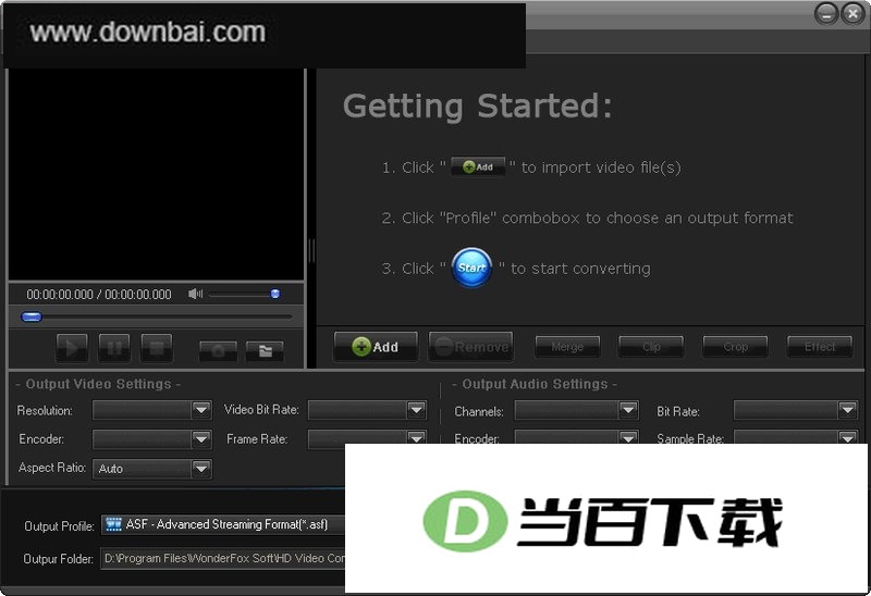 ������Ƶת����(Wonderfox HD Video Converter Factory Pro) ���������ͼ