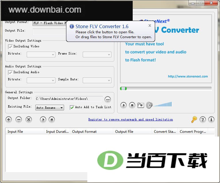 FLV ת����(Stone FLV Converter) ���������ͼ