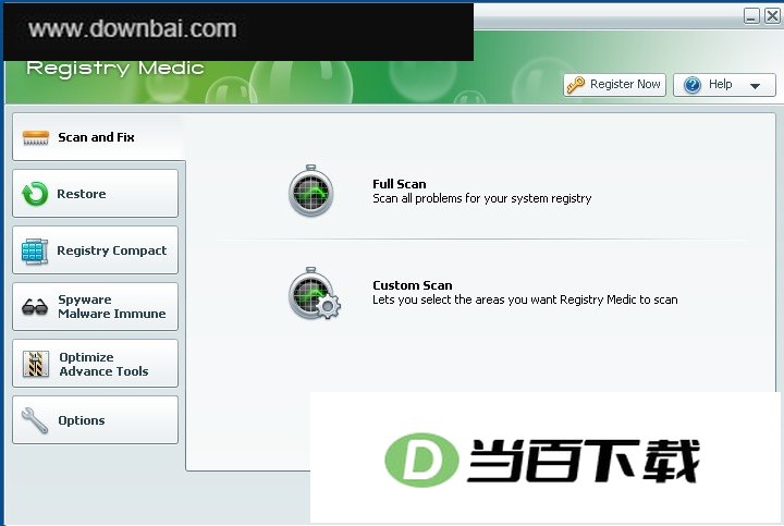 注册表医生(Registry Medical) 软件界面截图