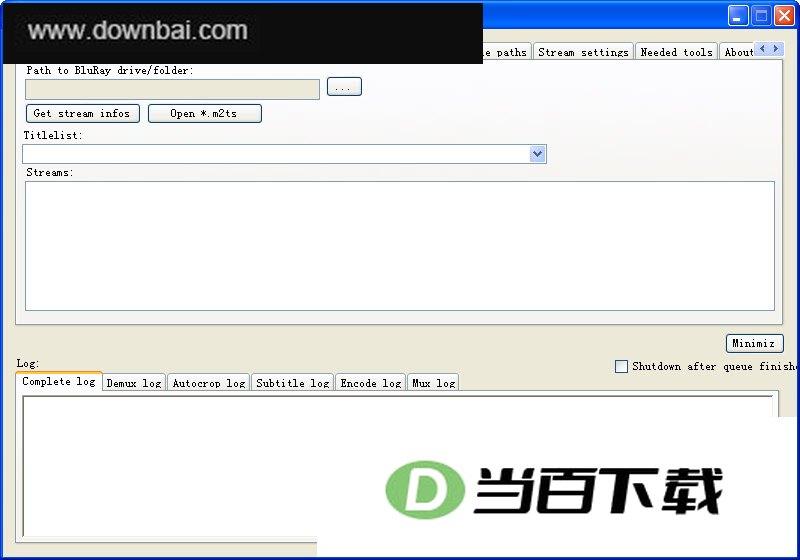 BluRip一键将蓝光碟转成MKV格式 软件界面截图