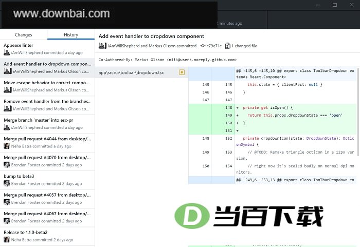 版本控制工具(GitHub)32位版 软件界面截图
