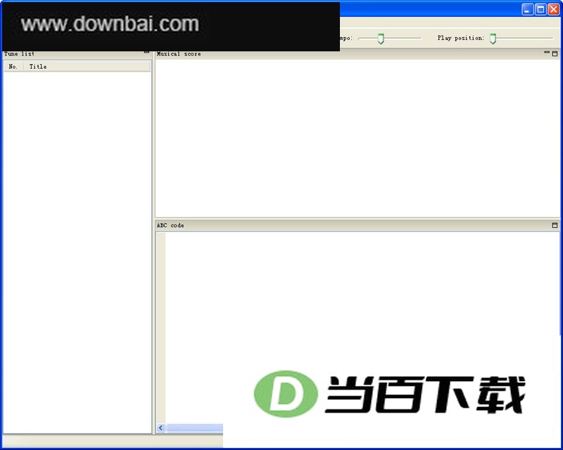 ABC记谱法打谱(EasyABC) 软件界面截图