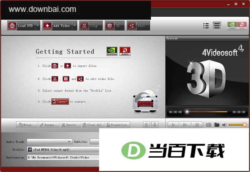 �ռ���Ƶת����ʦ(4Videosoft Video Converter Ultimate) ���������ͼ