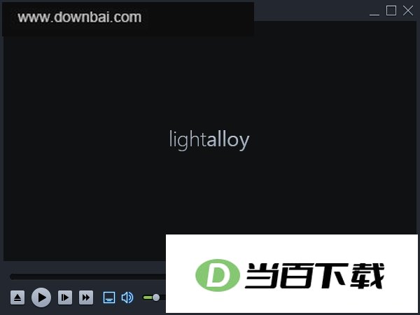 强大的多媒体播放器(Light Alloy) 软件界面截图