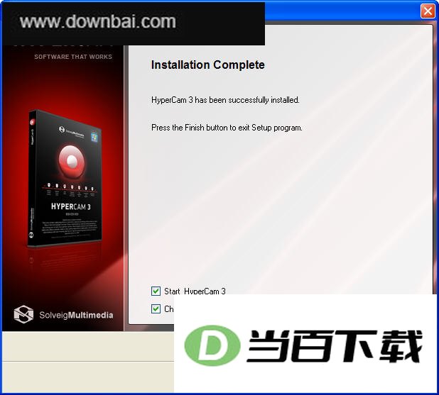 屏幕内容捕捉工具(SolveigMM HyperCam) 软件界面截图