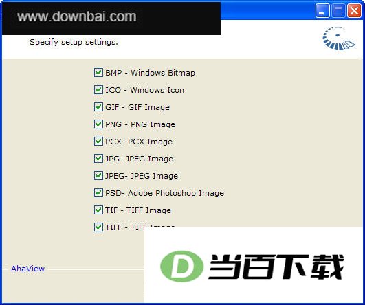 图片浏览/转换器(Aha-soft AhaView) 软件界面截图