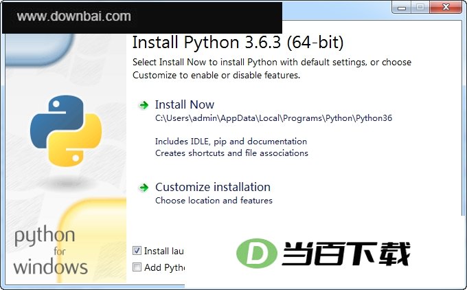 Python for windows 软件界面截图