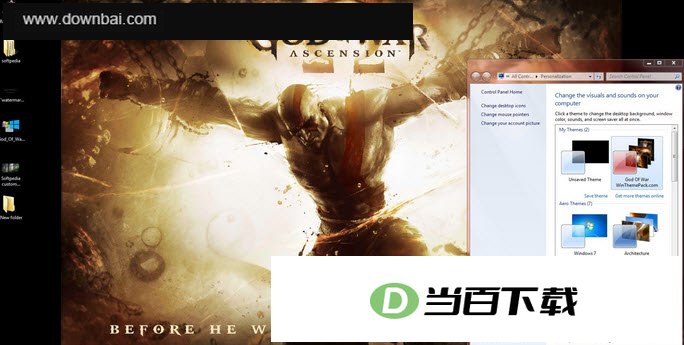 战神壁纸主题(God Of War) 软件界面截图