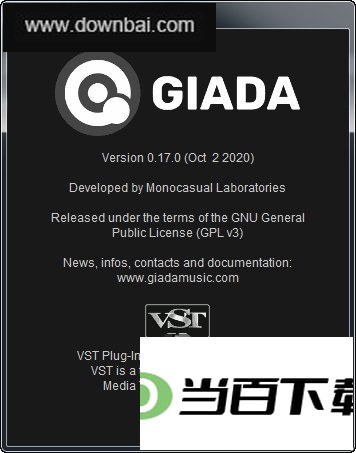 DJ和现场表演音频工具 Giada 软件界面截图