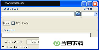 映像写入到U盘 Win32 Disk Imager 软件界面截图