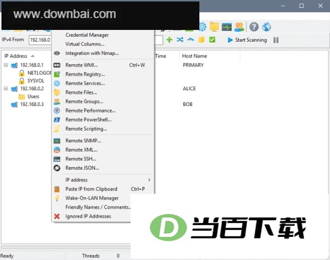 ������IPɨ�蹤��(SoftPerfect Network Scanner) ���������ͼ