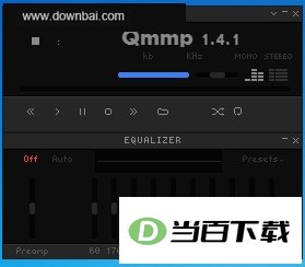 音乐播放器 Qmmp 软件界面截图