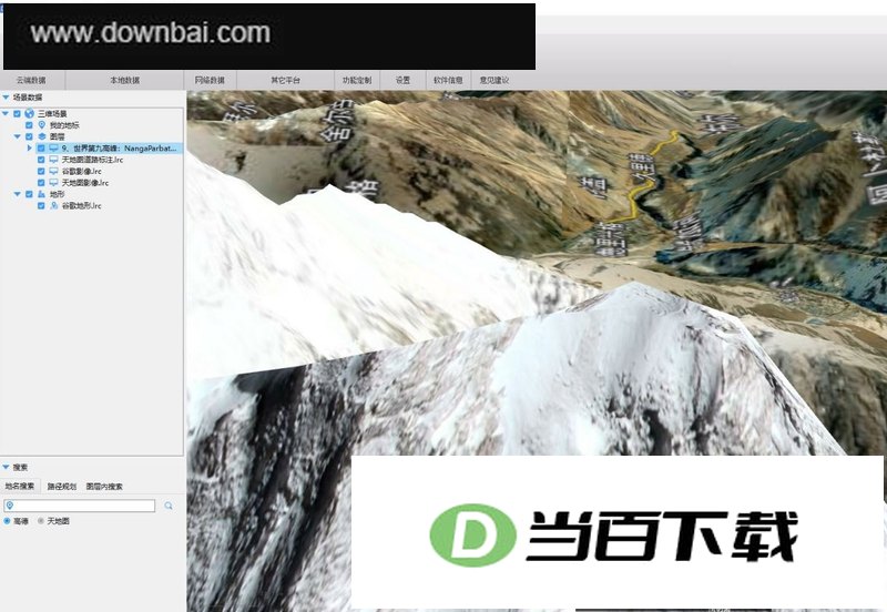 ͼ�µ���(LocaSpaceViewer)�����������ά���ֵ��� ���������ͼ