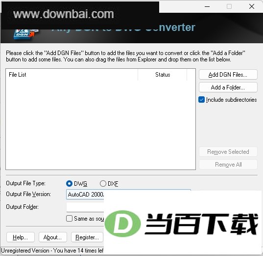 Any DGN to DWG Converter(dgnתdwg����) v2027�ٷ��� ���������ͼ
