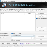 Any DGN to DWG Converter(dgnתdwg����) v2027�ٷ���