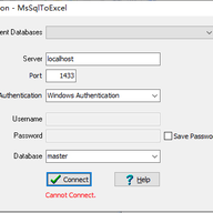 MsSqlToExcel���ݿ⵼��Excel���� v4.3