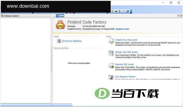 Firebird Code Factory���ݿ�������� v17.4.0.10 �����ͼ