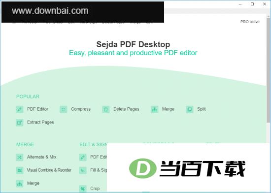 sejda pdf desktop(�๦��PDF��������) v7.9.11 �����ͼ