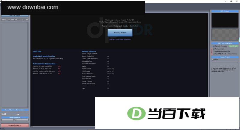 Dynamic Photo HDR v6.1 软件界面截图