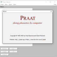 praat������������ v7.0.02
