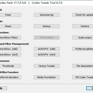 K-Lite Codec Pack Full������ v20.0.0