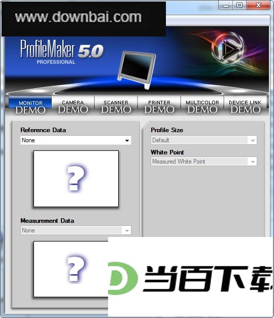 ProfileMaker 软件界面截图