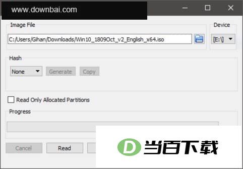 Win32 Disk Imager 软件界面截图