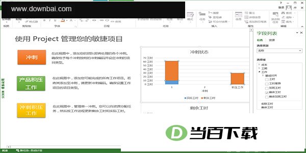 Microsoft Project 软件界面截图