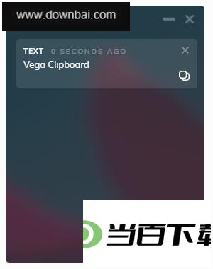 Vega Clipboard 软件界面截图