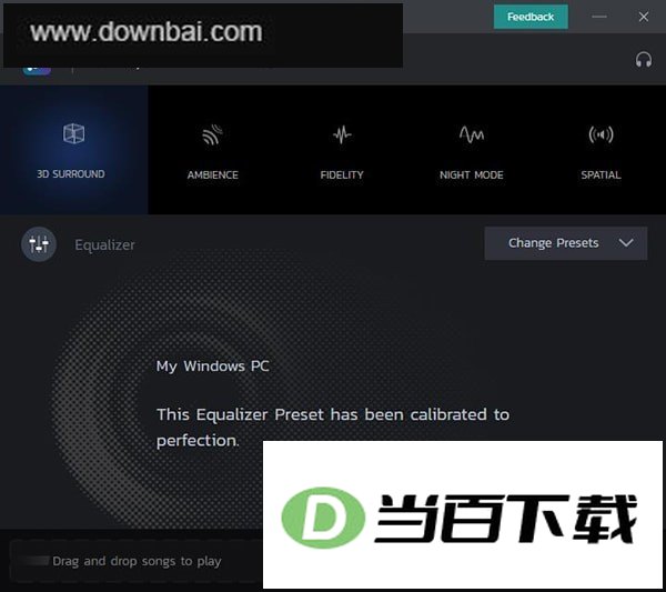 Boom 3D Windows 1.1.5.0 软件界面截图