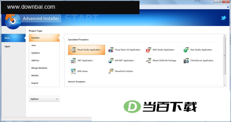 Advanced Installer ���������ͼ