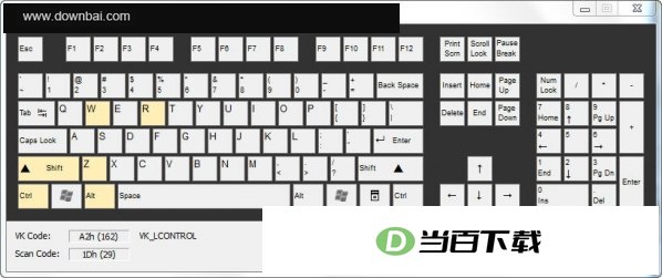 ���̰�����������Keyboard Test Utility ���������ͼ
