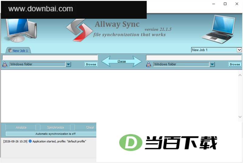 Allway Sync 21(多文件夹同步软件) 软件截图
